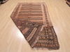 Kilim Brown Flat Woven 411 X 90  Area Rug 100-110714 Thumb 5