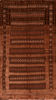 Kilim Brown Flat Woven 411 X 90  Area Rug 100-110714 Thumb 0