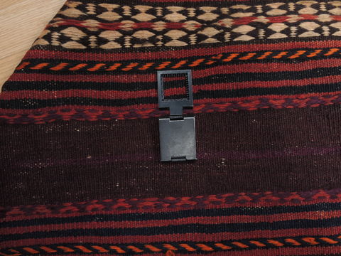 Kilim Brown Runner Flat Woven 311 X 105 Area Rug 100-110716 Image 8