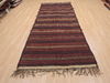 Kilim Brown Runner Flat Woven 311 X 105  Area Rug 100-110716 Thumb 1