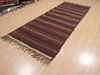 Kilim Brown Runner Flat Woven 311 X 105  Area Rug 100-110716 Thumb 2