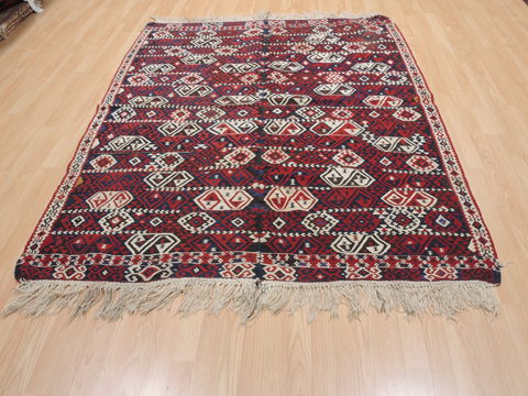 Kilim Red Flat Woven 57 X 610 Area Rug 100-110718 Image 1