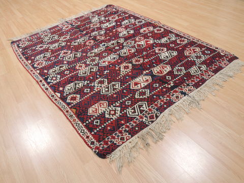 Kilim Red Flat Woven 57 X 610 Area Rug 100-110718 Image 3