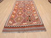 Kilim Orange Runner Flat Woven 43 X 810  Area Rug 100-110720 Thumb 1