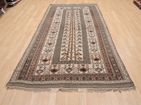 Kilim Brown Flat Woven 47 X 90 Area Rug 100-110721 Image 1
