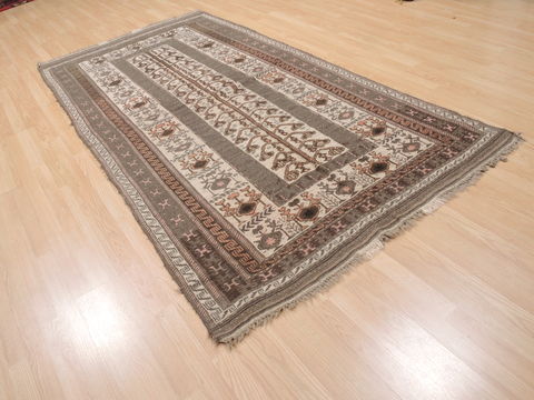 Kilim Brown Flat Woven 47 X 90 Area Rug 100-110721 Image 3