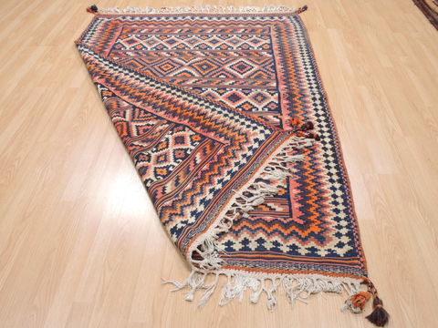 Kilim Red Flat Woven 411 X 69 Area Rug 100-110722 Image 5