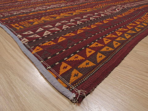 Kilim Red Runner Flat Woven 43 X 911 Area Rug 100-110723 Image 5