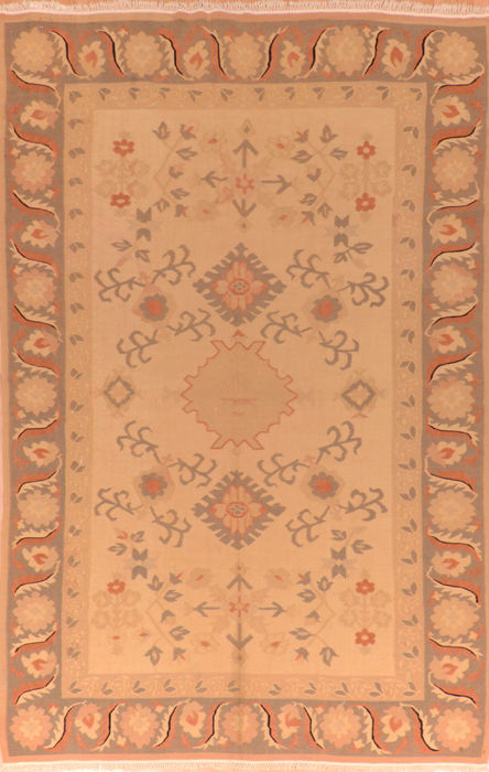 Kilim Beige Flat Woven 60 X 91 Area Rug 100-110724 Image 0