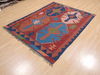 Kilim Blue Flat Woven 51 X 66 Area Rug 100-110731 Thumb 2