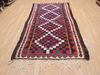 Kilim Red Runner Flat Woven 45 X 89 Area Rug 100-110736 Thumb 6