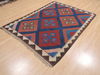Kilim Blue Flat Woven 50 X 69 Area Rug 100-110737 Thumb 1