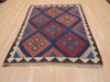 Kilim Blue Flat Woven 50 X 69 Area Rug 100-110737 Thumb 6