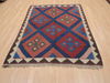 Kilim Blue Flat Woven 50 X 69  Area Rug 100-110737 Thumb 6