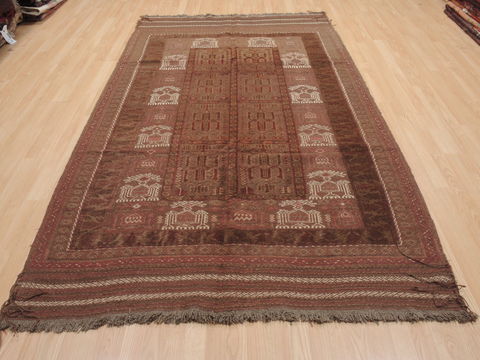 Kilim Brown Flat Woven 54 X 810 Area Rug 100-110741 Image 1