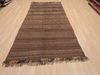 Kilim Brown Runner Flat Woven 44 X 103  Area Rug 100-110743 Thumb 1