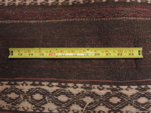 Kilim Brown Runner Flat Woven 51 X 99 Area Rug 100-110746 Image 6