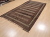 Kilim Brown Runner Flat Woven 51 X 99  Area Rug 100-110746 Thumb 2