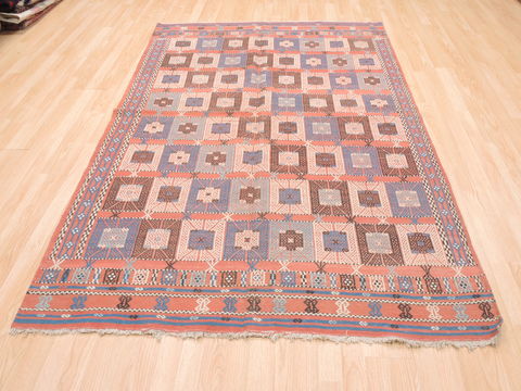 Kilim Red Flat Woven 410 X 77 Area Rug 100-110750 Image 1