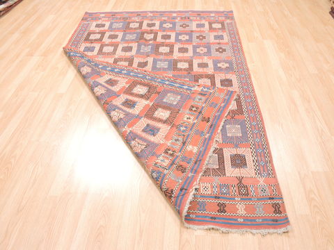 Kilim Red Flat Woven 410 X 77 Area Rug 100-110750 Image 4