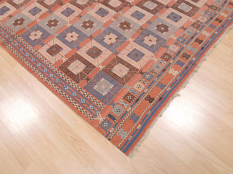 Kilim Red Flat Woven 410 X 77 Area Rug 100-110750 Image 7