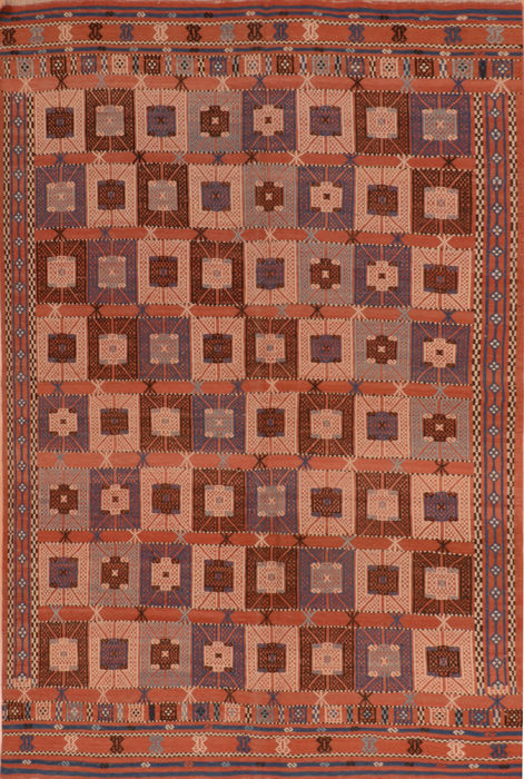 Kilim Red Flat Woven 410 X 77 Area Rug 100-110750 Image 0