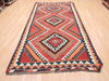 Kilim Red Runner Flat Woven 410 X 911 Area Rug 100-110751 Thumb 1