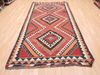 Kilim Red Runner Flat Woven 410 X 911  Area Rug 100-110751 Thumb 1