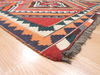 Kilim Red Runner Flat Woven 410 X 911 Area Rug 100-110751 Thumb 4