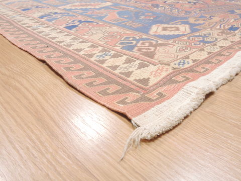 Kilim Blue Flat Woven 60 X 88 Area Rug 100-110752 Image 3