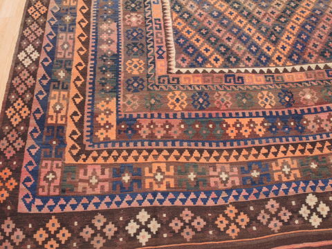 Kilim Multicolor Flat Woven 93 X 132 Area Rug 100-110754 Image 5