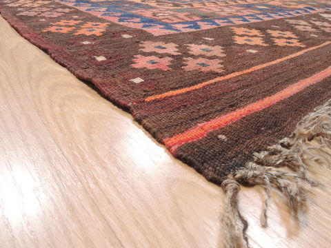 Kilim Multicolor Flat Woven 93 X 132 Area Rug 100-110754 Image 6