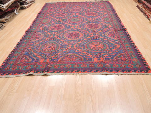 Kilim Red Flat Woven 73 X 114 Area Rug 100-110757 Image 1