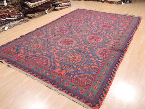 Kilim Red Flat Woven 73 X 114 Area Rug 100-110757 Image 2
