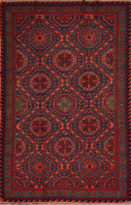 Kilim Red Flat Woven 73 X 114 Area Rug 100-110757 Image 0