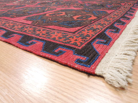 Kilim Red Flat Woven 76 X 129 Area Rug 100-110759 Image 6