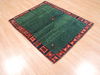 Gabbeh Green Hand Knotted 38 X 48  Area Rug 100-110761 Thumb 1