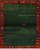 Gabbeh Green Hand Knotted 38 X 48  Area Rug 100-110761 Thumb 0