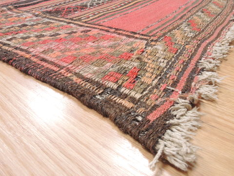 Kilim Red Flat Woven 56 X 101 Area Rug 100-110766 Image 5