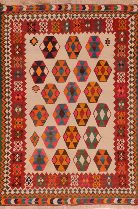 Kilim Red Flat Woven 410 X 74 Area Rug 100-110769 Image 0
