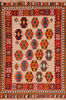 Kilim Red Flat Woven 410 X 74  Area Rug 100-110769 Thumb 0