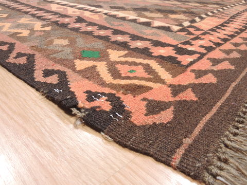 Kilim Brown Square Flat Woven 70 X 710 Area Rug 100-110773 Image 4