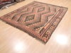 Kilim Brown Square Flat Woven 70 X 710 Area Rug 100-110773 Thumb 1