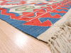 Kilim Blue Flat Woven 39 X 58 Area Rug 100-110774 Thumb 4