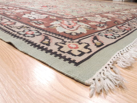 Kilim Blue Flat Woven 80 X 110 Area Rug 100-110778 Image 7