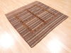 Kilim Brown Square Flat Woven 45 X 46  Area Rug 100-110779 Thumb 2