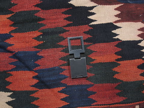 Kilim Blue Runner Flat Woven 55 X 109 Area Rug 100-110783 Image 13