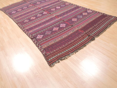 Kilim Red Flat Woven 58 X 1010 Area Rug 100-110784 Image 2