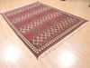 Kilim Blue Flat Woven 59 X 83 Area Rug 100-110785 Thumb 2