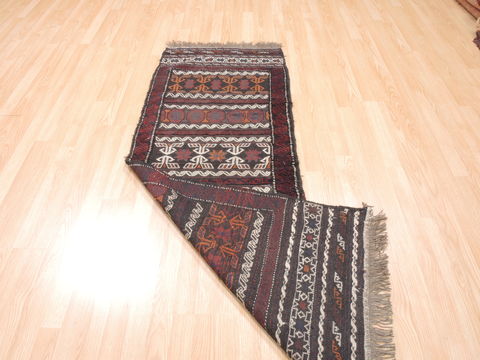 Kilim Red Runner Flat Woven 23 X 64 Area Rug 100-110797 Image 7